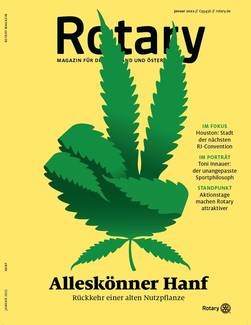 2022, rotary magazin, cover, januar, hanf